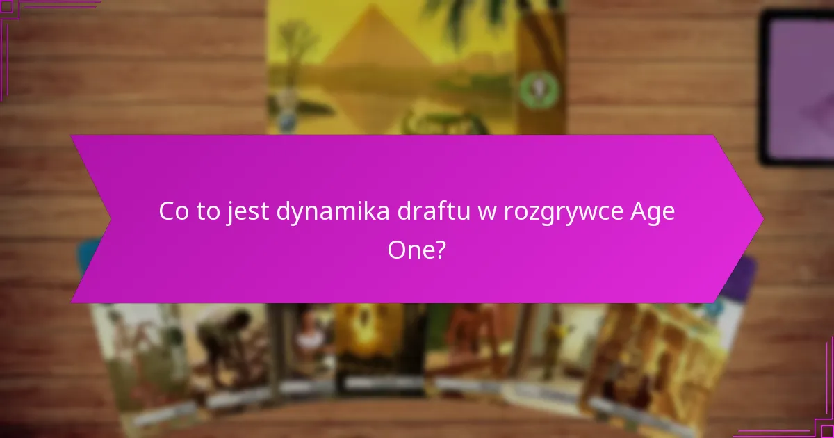 Jak manifestuje się rywalizacja o zasoby w Age One?