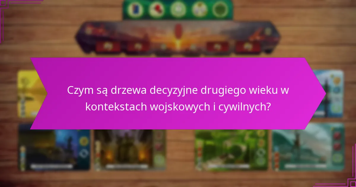 Jak różnią się wojskowe drzewa decyzyjne od cywilnych?