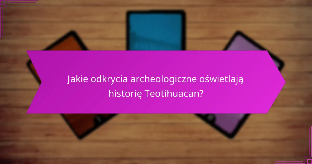 Jakie przejścia demograficzne miały miejsce w Teotihuacan?